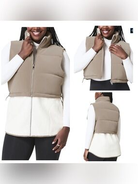 SPANX® TWO-IN-ONE VELOUR FLEECE VEST